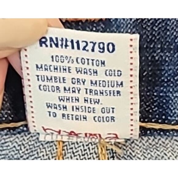 Vintage True Religion Joey Flare Jeans 26 USA Made Y2K - Picture 9 of 10